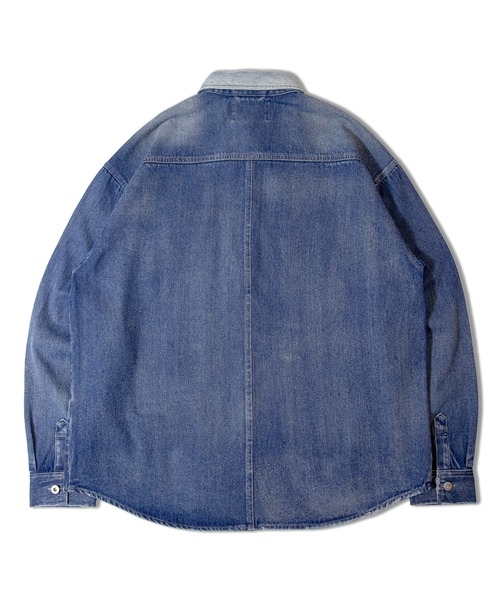 「JACKROSE」 長袖シャツ M ブラック メンズ_画像3