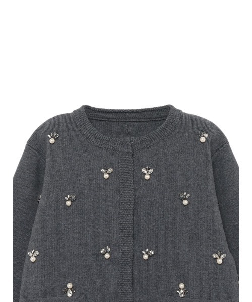 anuans（アニュアンス） ニットカーディガン FREE ホワイト レディース