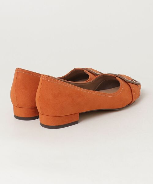 「LE TALON」 フラットパンプス 23cm オレンジ レディース_画像2