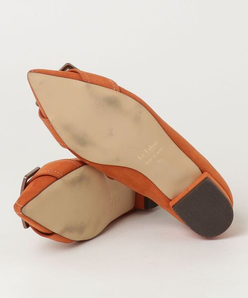 「LE TALON」 フラットパンプス 23cm オレンジ レディース_画像3