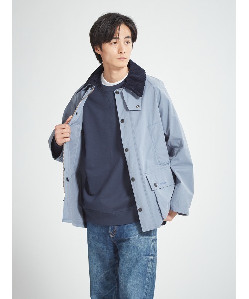 Barbour（バブアー） ブルゾン アウター 「BEDALE / ビデイル」ピーチ