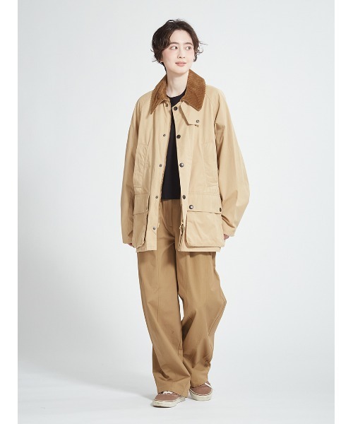 Barbour（バブアー） ブルゾン アウター 「BEDALE / ビデイル」ピーチ