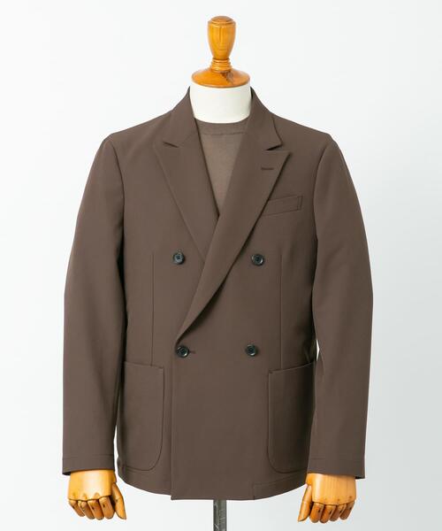 【グレー】LIFE STYLE TAILOR 4WAYストレッチコンフォータブルダブルジャケット セール】LIFE STYLE TAILOR 4WAYストレッチコンフォータブルダブル
