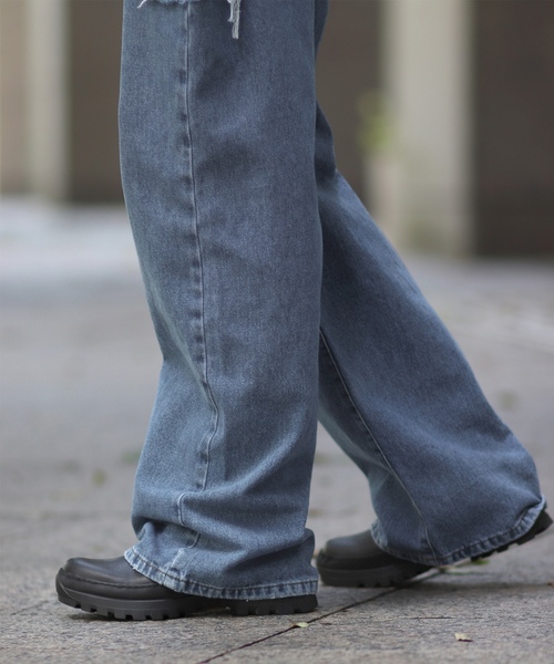 「One Tea spoon」 デニムパンツ 25 ブルー レディース_画像8