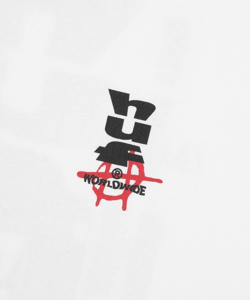 「HUF」 半袖Tシャツ LARGE ホワイト メンズ_画像4