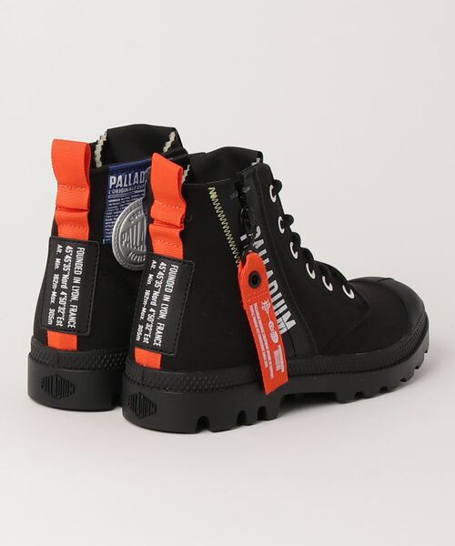 「PALLADIUM」 ハイカットスニーカー UK8 ブラック メンズ_画像10