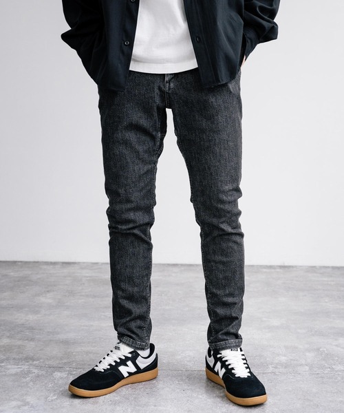 「KRIFF MAYER」 スキニーデニムパンツ L チャコール メンズ_画像2