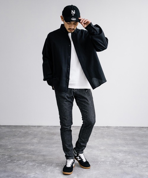 「KRIFF MAYER」 スキニーデニムパンツ L チャコール メンズ_画像4