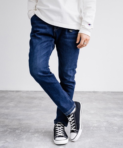 「KRIFF MAYER」 スキニーデニムパンツ L チャコール メンズ_画像7