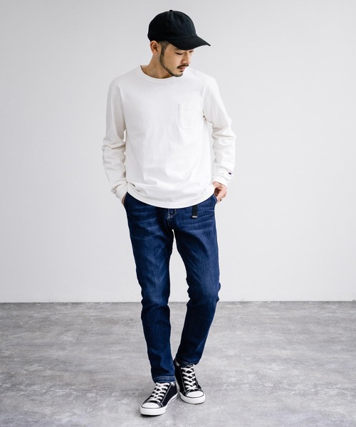 「KRIFF MAYER」 スキニーデニムパンツ L チャコール メンズ_画像9