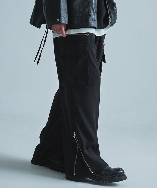 「SOCCE」 カーゴパンツ S ライトグレー メンズ_画像6