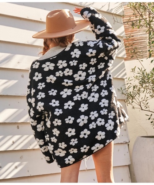 「anap mimpi」 ノーカラージャケット FREE グレー レディース_画像7