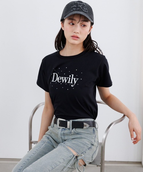 repipi armario（レピピアルマリオ） tシャツ DewilyキラキラTシャツ