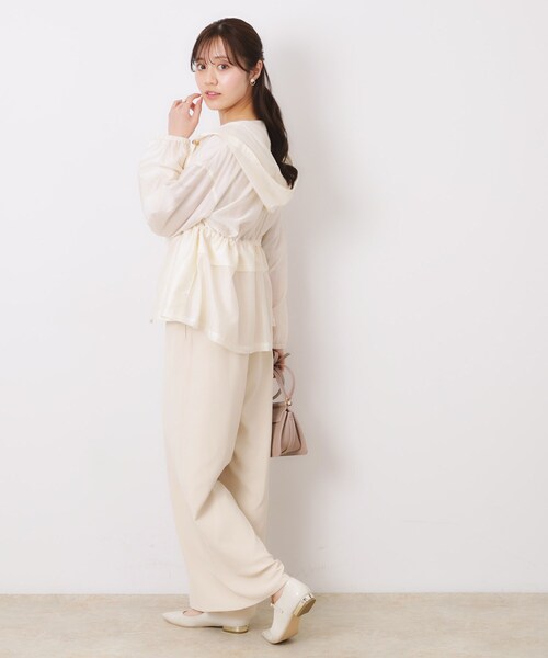 「couture brooch」 ブルゾン 38 アイボリー レディース_画像4