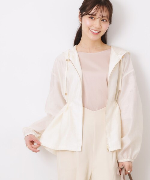 「couture brooch」 ブルゾン 38 アイボリー レディース_画像5