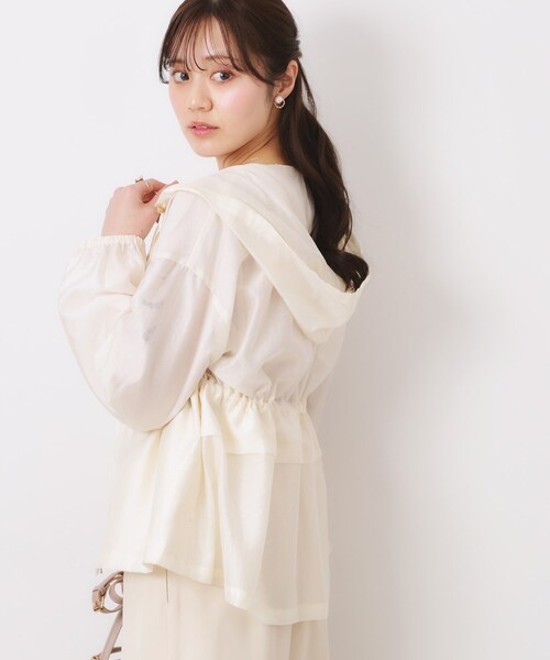 「couture brooch」 ブルゾン 38 アイボリー レディース_画像6