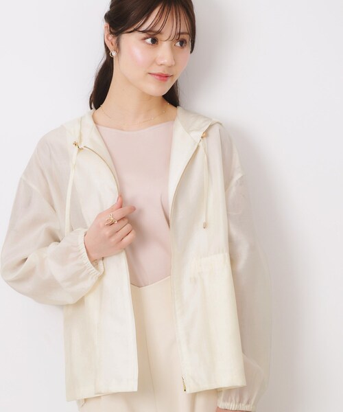 「couture brooch」 ブルゾン 38 アイボリー レディース_画像8