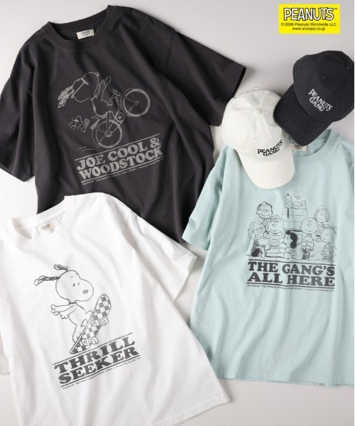 Right-on（ライトオン） tシャツ PEANUTS(ピーナッツ)「PEANUTS