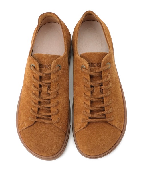 「BIRKENSTOCK」 ローカットスニーカー 38 ブラウン レディースの画像
