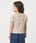 tシャツ テレコ マルチボーダー Tシャツ 1...の詳細画像3