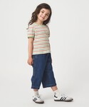 tシャツ テレコ マルチボーダー Tシャツ 1...の詳細画像4
