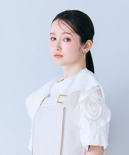ワンピース 前ファスナージャンパードレスの画像
