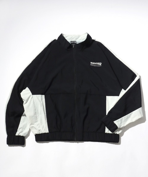 「THRASHER」 ナイロンブルゾン L チャコールグレー メンズ_画像2