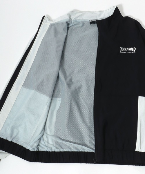 「THRASHER」 ナイロンブルゾン L チャコールグレー メンズ_画像4