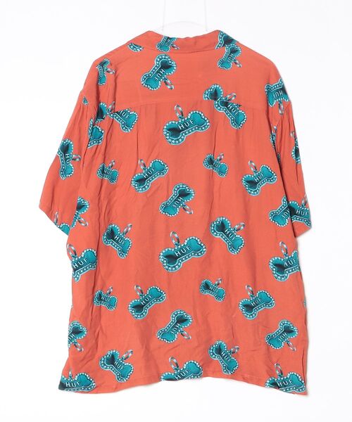 「HUF」 半袖シャツ X-LARGE オレンジ メンズ_画像2
