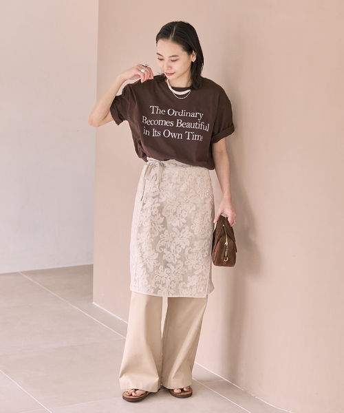 tシャツ 「追加2」汗ジミ防止天竺プリントT レディースの画像