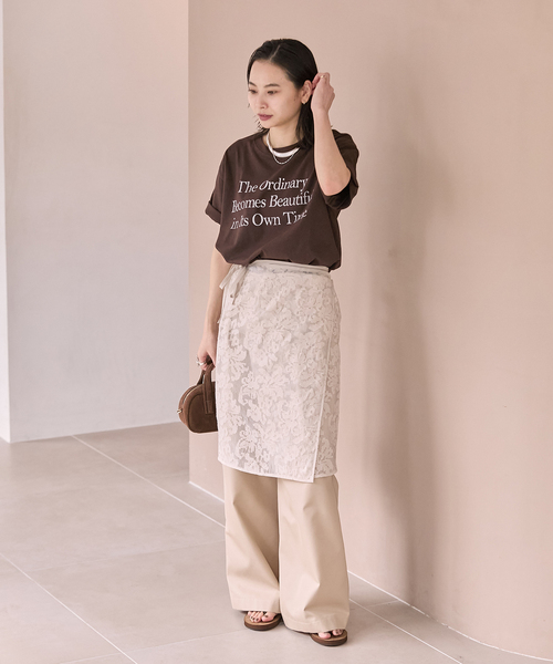 tシャツ 「追加2」汗ジミ防止天竺プリントT レディースの画像