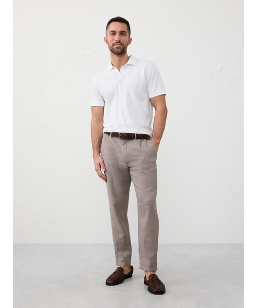 「BANANA REPUBLIC FACTORY STORE」 半袖ポロシャツ M ホワイト メンズ_画像8