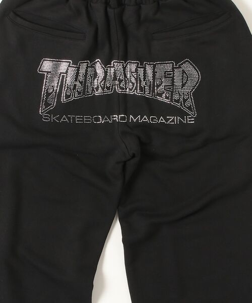 「THRASHER」 スウェットパンツ X-LARGE ブラック メンズ_画像3
