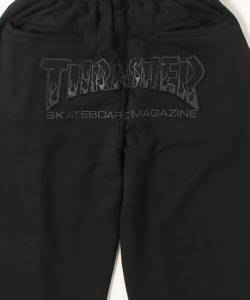 「THRASHER」 スウェットパンツ X-LARGE ブラック メンズ_画像4