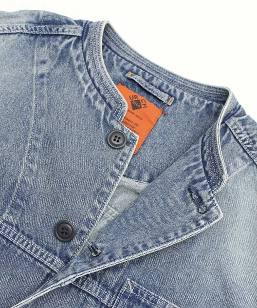 URCH RNA ジャケット ノーカラージャケット J2193 フレンチワークの 