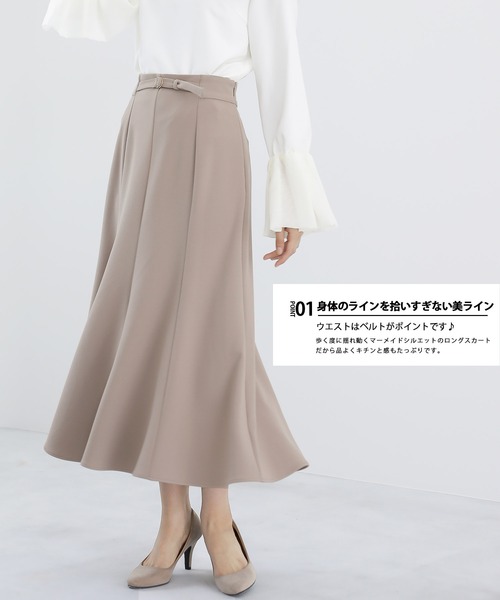 「Emilyan」 スカートスーツ S チャコールグレー レディース_画像3