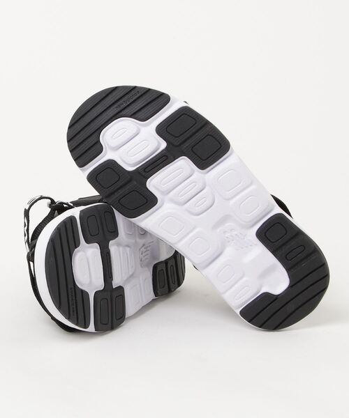 「New Balance」 サンダル 25.0cm ブラック×ホワイト メンズ_画像3