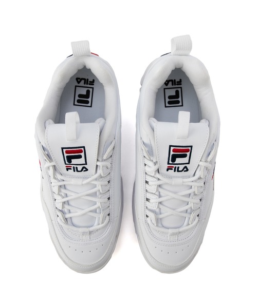 「FILA」 ローカットスニーカー 25.5cm ブラック レディース_画像2