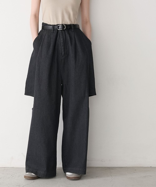 「forksy.」 デニムパンツ L グレー レディース_画像2