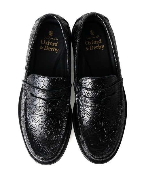 「London Shoe Make」 ローファー UK9.5 ブラック メンズ_画像3