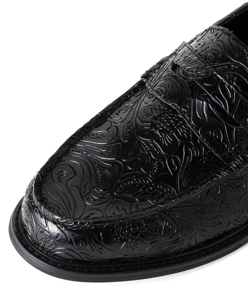「London Shoe Make」 ローファー UK9.5 ブラック メンズ_画像6