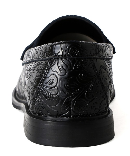 「London Shoe Make」 ローファー UK9.5 ブラック メンズ_画像9