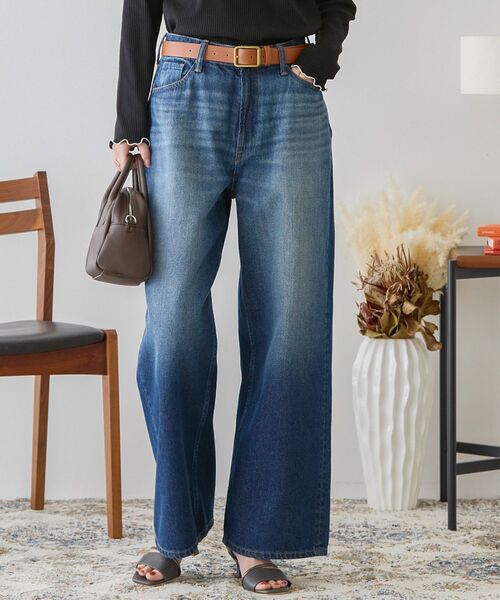 「AMERICAN HOLIC」 デニムパンツ M ブルー系その他 レディース_画像2