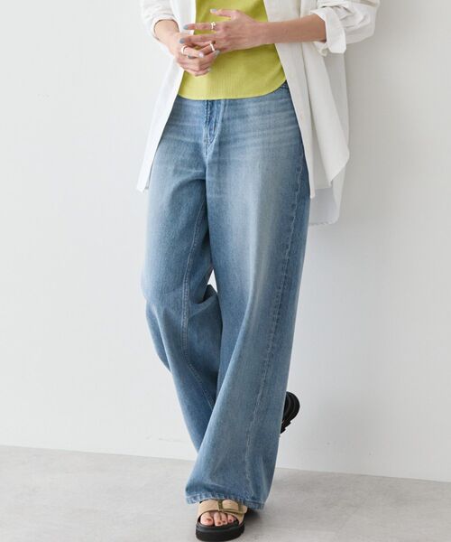 「AMERICAN HOLIC」 デニムパンツ M ブルー系その他 レディース_画像3