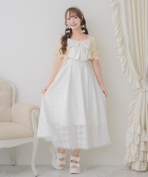 ROJITA（ロジータ） ワンピース 半袖 ボレロセットビッグリボンキャミ