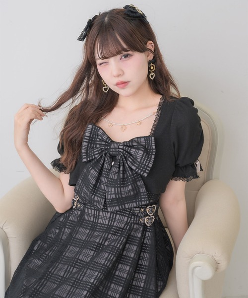 ROJITA（ロジータ） ワンピース 半袖 ボレロセットビッグリボンキャミ