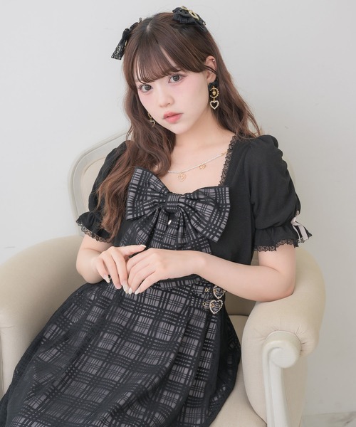 ROJITA（ロジータ） ワンピース 半袖 ボレロセットビッグリボンキャミ