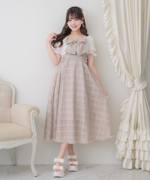 ROJITA（ロジータ） ワンピース 半袖 ボレロセットビッグリボンキャミ