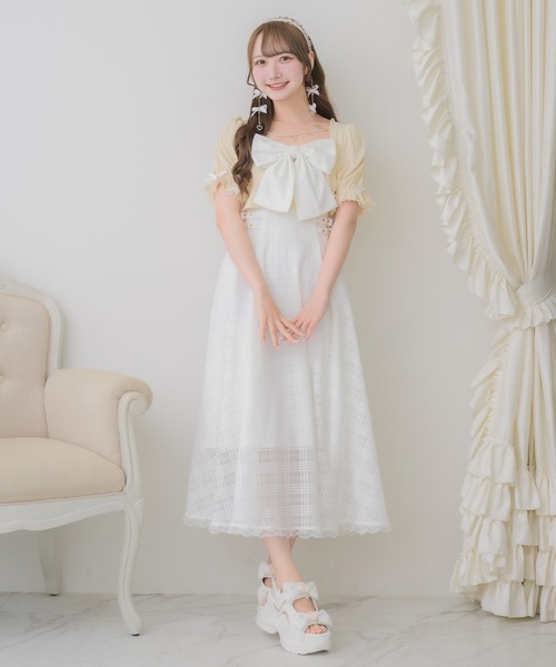 ROJITA（ロジータ） ワンピース 半袖 ボレロセットビッグリボンキャミ