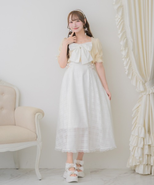 ROJITA（ロジータ） ワンピース 半袖 ボレロセットビッグリボンキャミ